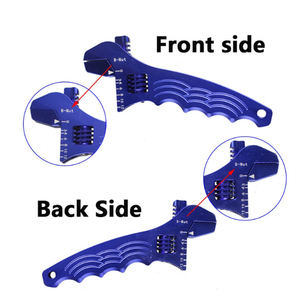 Clé à molette réglable en aluminium usiné CNC AN3-AN12, double face, pour écrous B et S, plusieurs couleurs, outil de modification pour auto et moto - Product Image 5