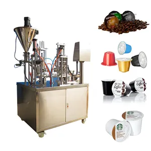 Most Popular Premade Espresso Coffee Rotary Instant K Cup Filling Sealing Machine Coffee K Cup Filling Sealing Machine