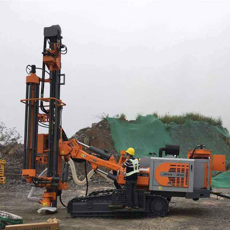 APCOM ZEGA 355 forage ZEGA diamètre 100 mm mini machine de forage kaishan chenille foreuse rotative à vendre