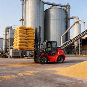 מלגזה דיזל מלגזה 3500 ק "ג שטח קשה מלגזה דיזל 4 x4 מלגזה 5t דיזל מלגזה למכירה - Product Image 6