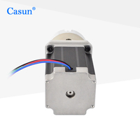 Untuk Motor Stepper Hybrid Nema 23 1.8 Derajat 2 Fase Rasio 10:1 dengan Gearhead Planetary Presisi dan Reducer, 3.36V Torsi 2000mN.m