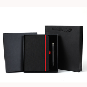 Stock A5 Rubber Band Strap <strong>Notebook</strong> with Pen Insert Business Office <strong>Notepad</strong> <strong>Usb</strong> Disk Three-piece Gift Set Imprint logo - Product Image 6