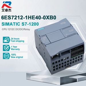 PLC ซีเมนส์ SIMATIC S7-1200 รุ่นใหม่แท้ 6ES7212-1HE40-0XB0 โมดูล CPU ขนาดกะทัดรัด 1212C DC/DC/Relay ตัวควบคุมแบบตั้งโปรแกรมได้ - Product Image 1