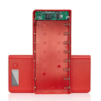 18650 Power Bank Battery Box Chargeur de téléphone portable DIY Shell Case 5V Dual USB 8*18650 poverbank Charging Box