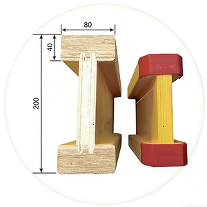 Poutre de coffrage en bois réutilisable avec profil H20 pour des travaux de construction économiques - Product Image 2