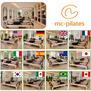 Reformer en bois d'érable de haute qualité, nouvelle conception, pour le yoga et l'entraînement à domicile MC-04, bois d'érable naturel de haute qualité - Product Image 4