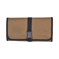 Sac d'organisateur d'outils enroulable en toile cirée imperméable robuste/tissu Oxford stockage multi-poches étui à fermeture à glissière réglable
