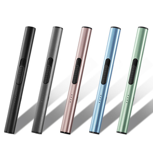 Tùy chỉnh in Logo <span class=keywords><strong>Windproof</strong></span> <span class=keywords><strong>USB</strong></span> sạc điện bật lửa cho nến - Product Image 1