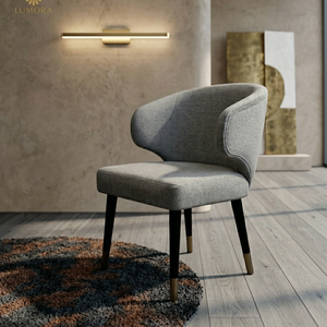 Silla de Comedor Ergonómica Moderna Leander con Estructura de Madera Maciza y Diseño Estable, Diseño Simple para Sala de Estar y Bar en Casa - Product Image 3