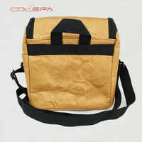 Sac isotherme de grande capacité Colefa, sacs de pique-nique isolés de qualité supérieure, pliables, refroidissement rapide, sac à déjeuner brun pour le travail et l'école