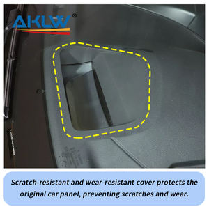 Pour <span class=keywords><strong>Toyota</strong></span> Supra 2019-2022, accessoires intérieurs de voiture en fibre de carbone véritable, couverture du compartiment de rangement du tableau de bord de commande centrale - Product Image 6