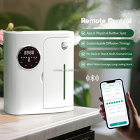 Diffuseur d'arômes commercial transfrontalier pour la maison, faible bruit 35 dB, 101-200 ml, portée 600 m, mural, double usage, en plastique pour hôtel