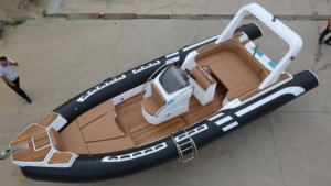Bote Inflable de 7.6m, Bote de Lujo con Casco Semirrígido 760, Botes Inflables Económicos - Product Image 6