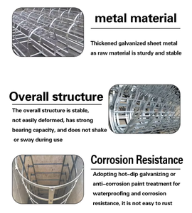 Escalera de Acceso Vertical Personalizada para Torres, Chimeneas y Tanques de Almacenamiento, Escalera en Jaula Estándar ISO - Product Image 4