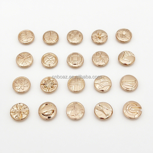 Wholesale Custom Design Dome Zinc Alloy Metal Material Garment <strong>Button</strong> Shank <strong>Buttons</strong> for Clothes - Product Image 1