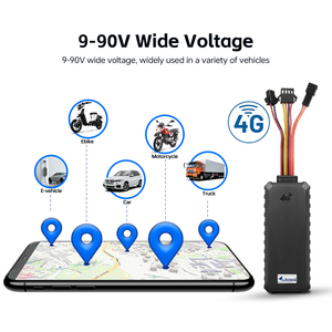 Autosali Hạm Đội Quản Lý đa chức năng giám sát xe xe gắn máy xe 4G mini GPS Tracker với SOS báo động 8 pins GT10 - Product Image 4