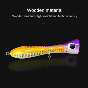 Señuelo de Madera Personalizado HOWELL de 8.7 Pulgadas, Cebo Artificial Duro para Pesca de Grandes Peces, Modelo OEM MBP05, para Lago, Río, Océano - Product Image 5