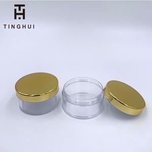 โลโก้แบบกำหนดเอง ขวดพลาสติกสีดำขนาดเล็ก 3 มล. 5 มล. 10 กรัม 10 มล. 15 กรัม 20 กรัม 28 กรัม 30 มล. 50 มล. 60 กรัม 2 ออนซ์ พร้อมฝาสีโรสโกลด์ - Product Image 2