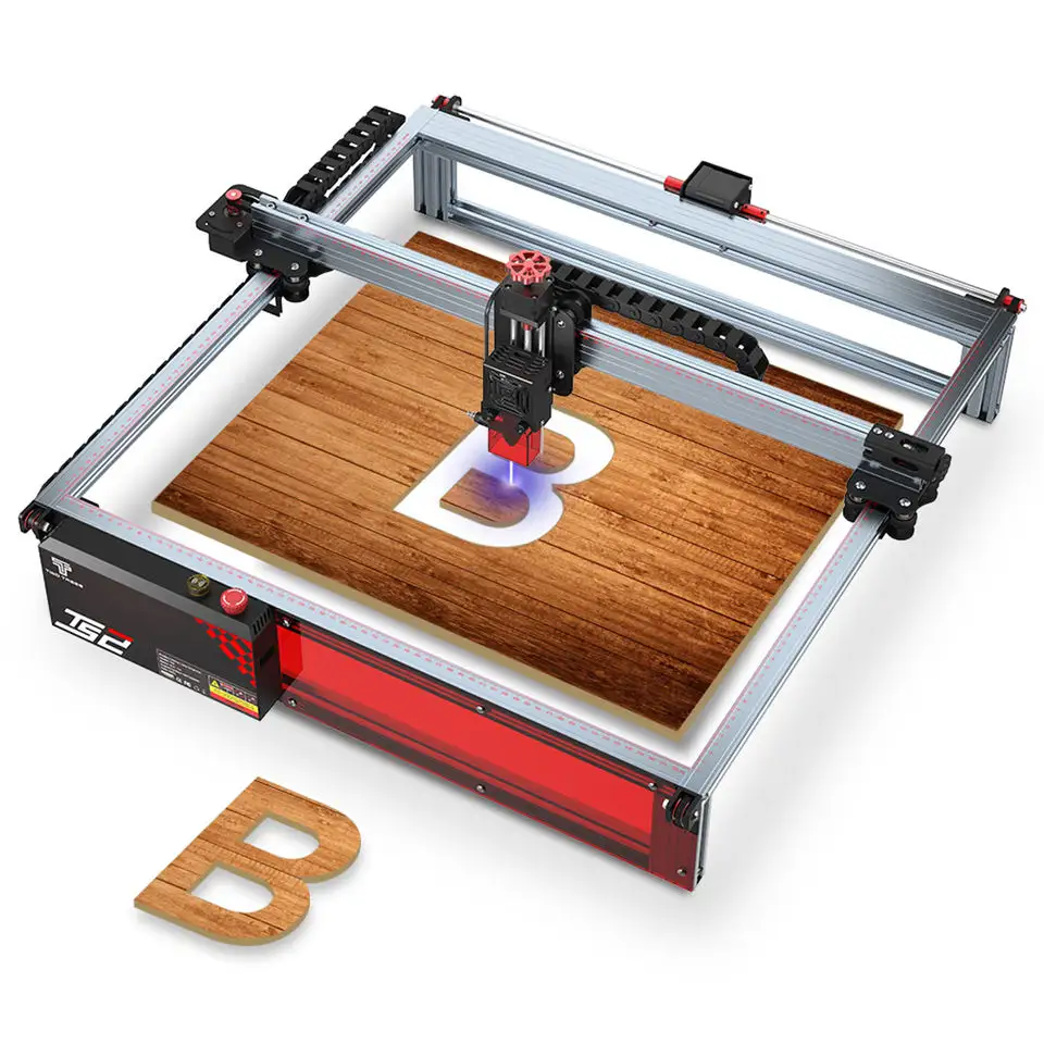 TWOTREES market 3d macchina per incisione Laser prezzo TT 5.5 40x40cm CNC fai da te macchina per router di legno a diodi di plastica