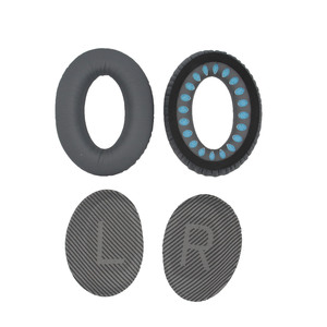 Pour <span class=keywords><strong>Bose</strong></span> QuietComfort <span class=keywords><strong>QC</strong></span> <span class=keywords><strong>35</strong></span> II coussins d'oreille en mousse de cuir de remplacement coussinets d'oreille en matériau PU coussinets d'oreille pour SoundTrue SoundLink - Product Image 5