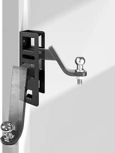 Support mural pour attelage de remorque 1,25 po et 2 po, organisateur de garage suspendu, porte-vélos, porte-bagages, rangement - Product Image 4