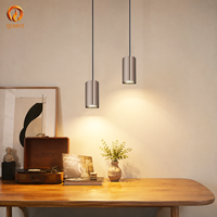 Suspension décorative en aluminium pour îlot de cuisine, luminaires GU10 pour café, suspension industrielle d'intérieur de petite taille