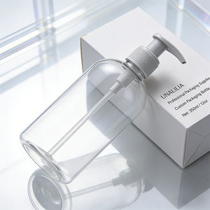 Botella de Plástico PET Transparente de 350 ml (12 oz) con Bomba Dosificadora para Champú, Acondicionador para el Cabello, Jabón Corporal, Envases al por Mayor - Product Image 5