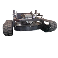 Tondeuse à gazon robotisée télécommandée à chenilles, prix usine, certifiée CE