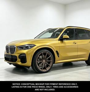 Forjado a Medida 12000T |   Norma DOT |   MOQ 4 Geruida <span class=keywords><strong>S1</strong></span>-00298 18-24 Llantas Multirradio en Bronce Mate para <span class=keywords><strong>BMW</strong></span> X5/X6 - Product Image 4