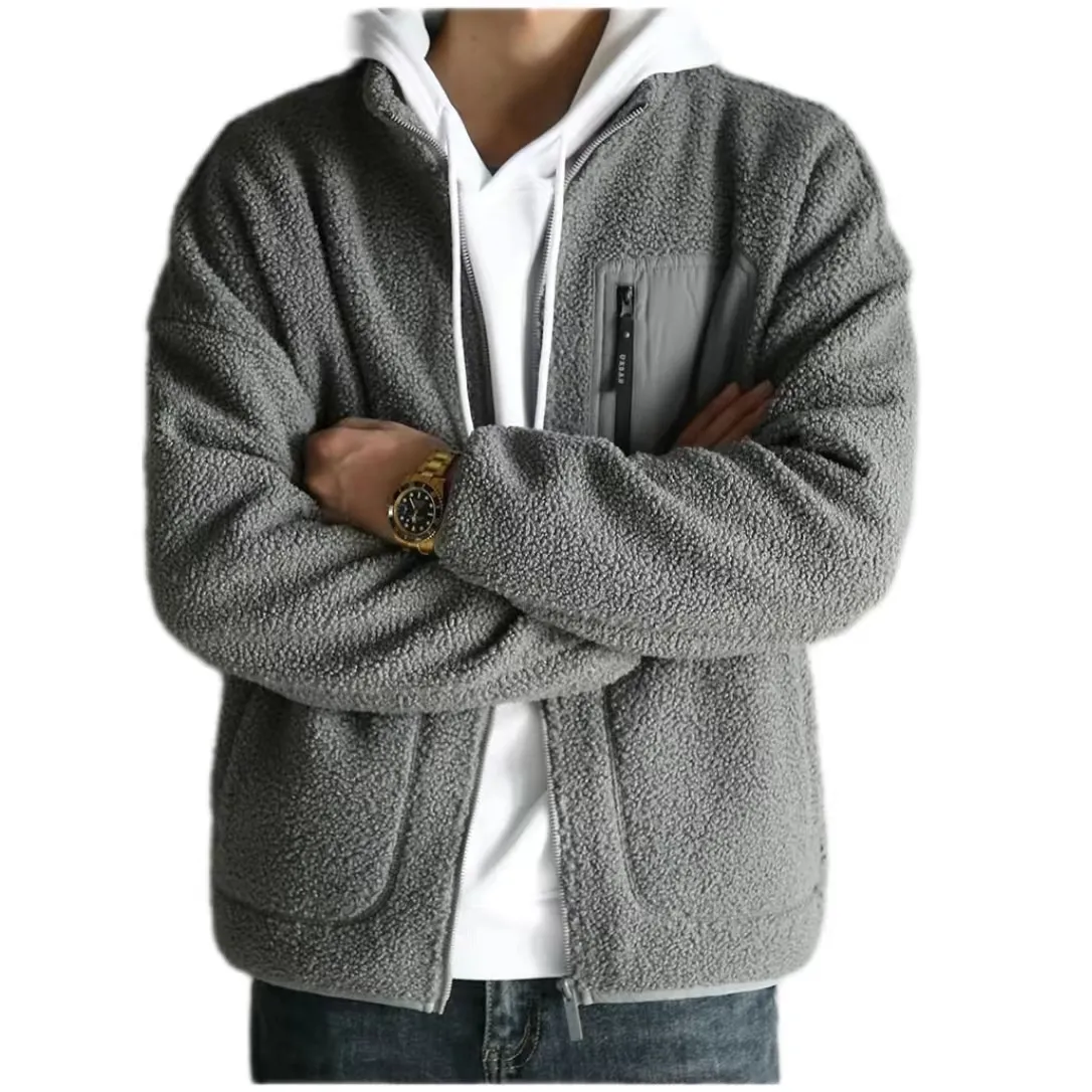 2022 Wholesale Men's Clothing Mont Undefined Men's Fleece Jackets for Winter and Autumn Casual Waterproof Zip Woven Printed