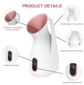 Hot Hydrating Water Face <strong>Steam</strong> Spray Spa Nano Spray Vaporizador Hot and Cold Facial Sauna Facial Steamer Home Use - Product Image 2