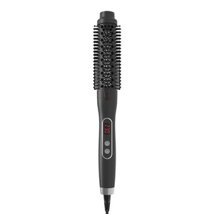 Brosse coiffante professionnelle avec logo personnalisé FYD, lisseur électrique chauffant pour femmes - Product Image 3