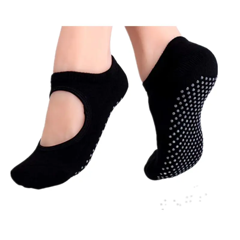 Chaussettes de Yoga antidérapantes pour femmes, 7 paires, antidérapantes, pour Pilates, danse de Ballet