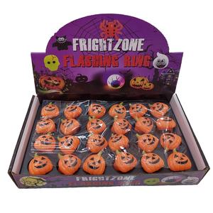 Anillo de Calabaza LED Intermitente de Halloween, Recuerdos de Fiesta Luminosos para Fiestas Festivas - Product Image 1