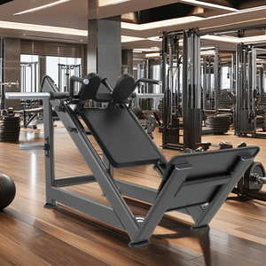 Oferta Especial: Máquina Profesional de Gimnasio para Prensa de Piernas Inclinada a 45 Grados, Entrenamiento de Fuerza con Carga Lineal, Modelo L-8057, Personalizable para Gimnasios - Product Image 1