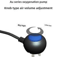 Pompe à oxygène silencieuse LEECOM pour aquarium, vente en gros d'usine, pompe à air pour petit aquarium à un ou deux trous