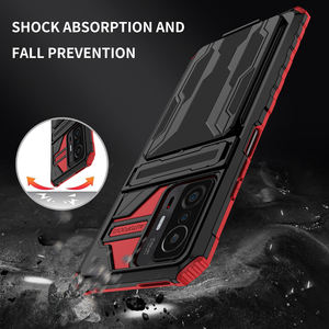 Custodia per Slot per schede staccabile per <span class=keywords><strong>Xiaomi</strong></span> 11T Pro Poco X4 Pro 5G M4 M3 X3 NFC custodia per cavalletto antiurto per Redmi Note 11 11S 10 <span class=keywords><strong>9A</strong></span> - Product Image 5