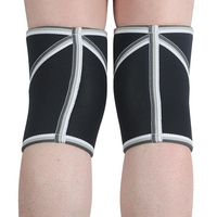 Genouillères de compression personnalisées pour la musculation, logo personnalisé, néoprène 7 mm