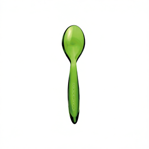 Gnali & Zani <b>Egg</b> Spoon Pico Pack Of 6 Green <b>Plastic</b> Utensil For Breakfast Use - Product Image 2