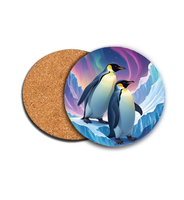 Vente en gros de cadeaux souvenirs africains MDF émail personnalisé avec logo imprimé bois liège Cosater rond 4 pouces sous-verre animal en bois pour boisson