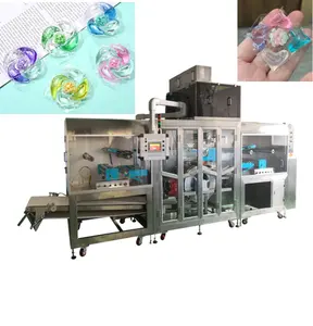 China Full Automatic Pva Film Laundry Capsule Detergent packing Machine Pod Pack Make Maker Machine For Sale