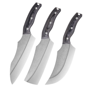 Cuchillo de Cocina al por Mayor para Chef, Hoja Ancha, Mango Remachado Negro, Múltiples Estilos, OEM ODM, Logotipo Personalizado, Empaque - Product Image 4