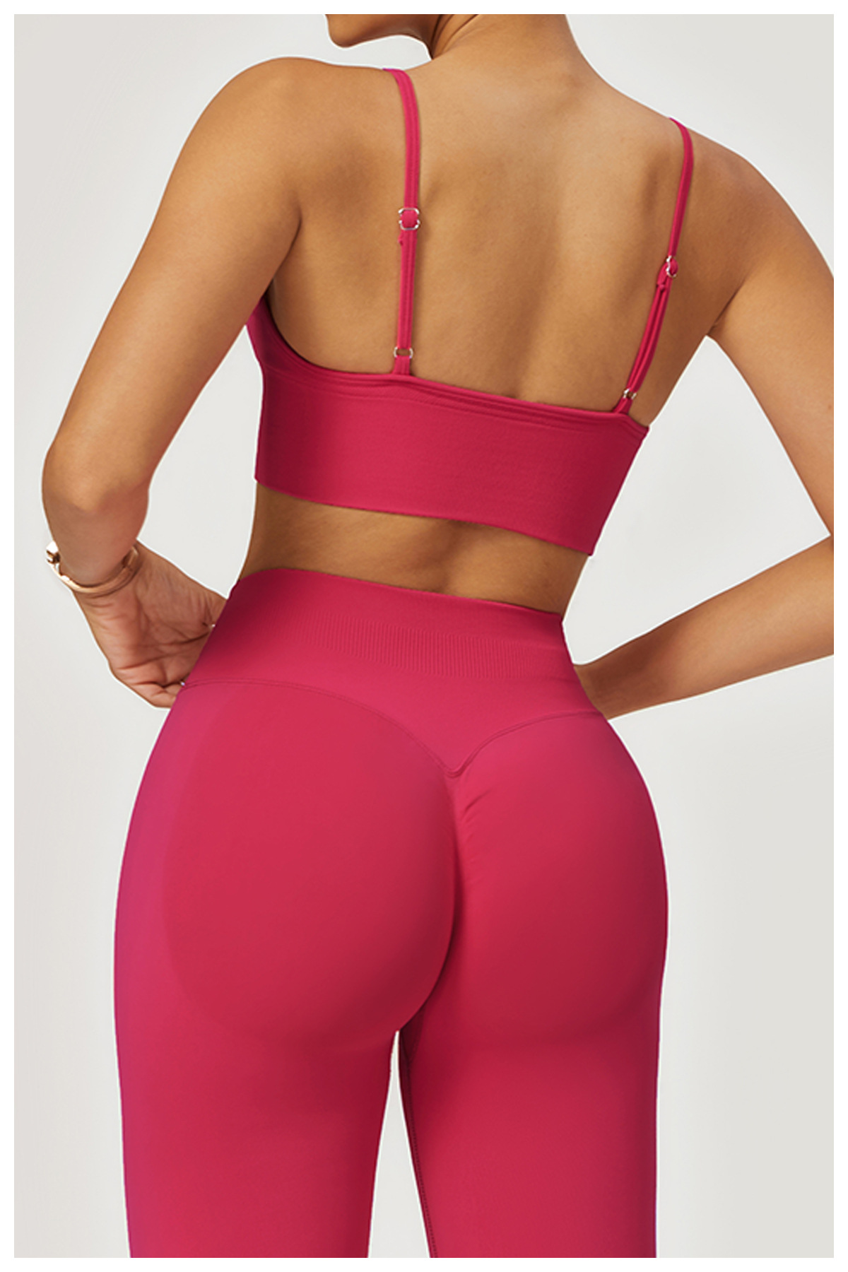 soutien-gorge dos nu rose rouge