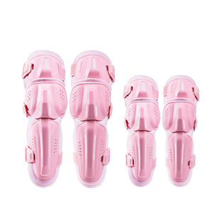 Almohadillas para rodillas y codos, equipo de protección flexible rosa para ciclismo, equipo de seguridad para adultos, material de Pu, absorción de impactos, equipo de seguridad - Product Image 1