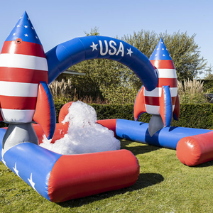Fiesta comercial al aire libre alquiler cumpleaños inflable Bubble <span class=keywords><strong>Park</strong></span> EE. UU. para niños y adultos - Product Image 1
