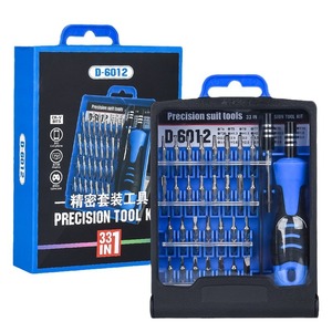 Juego de destornilladores de precisión D-6012 33 en 1 de acero al cromo vanadio para herramientas de reparación de teléfonos móviles - Product Image 2