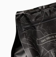 Sac à café à fond plat personnalisé avec valve et fermeture éclair pour l'emballage des grains de café