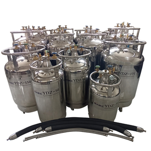Réservoir d'azote liquide en acier inoxydable auto-pressurisé YDZ200, certifié CE, programme de refroidissement de laboratoire, dispositif industriel cryogénique - Product Image 5