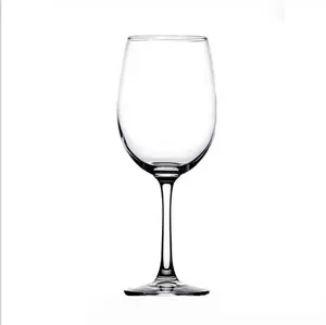 Custom Fashion Classic Clear High Cup Drinking Custom Wine Glass with logo Goblet for Drinking Red White Cabernet Wine