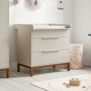 Table à <span class=keywords><strong>langer</strong></span> en bois <span class=keywords><strong>blanc</strong></span> de haute qualité avec 3 tiroirs pour bébé, service OEM, mobilier pour enfants - Product Image 1